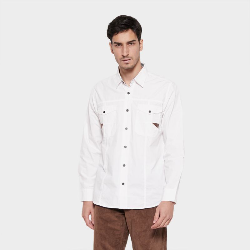 Kemeja PANJANG PUTIH EMBA ORIGINAL