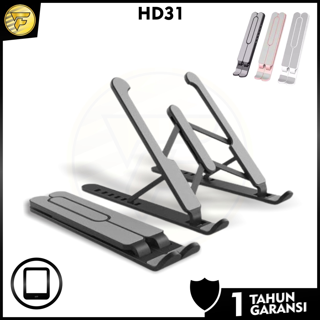 HD31 Stand holder lipat folding desktop Phone Liftable Foldable Universal HP Tablet original