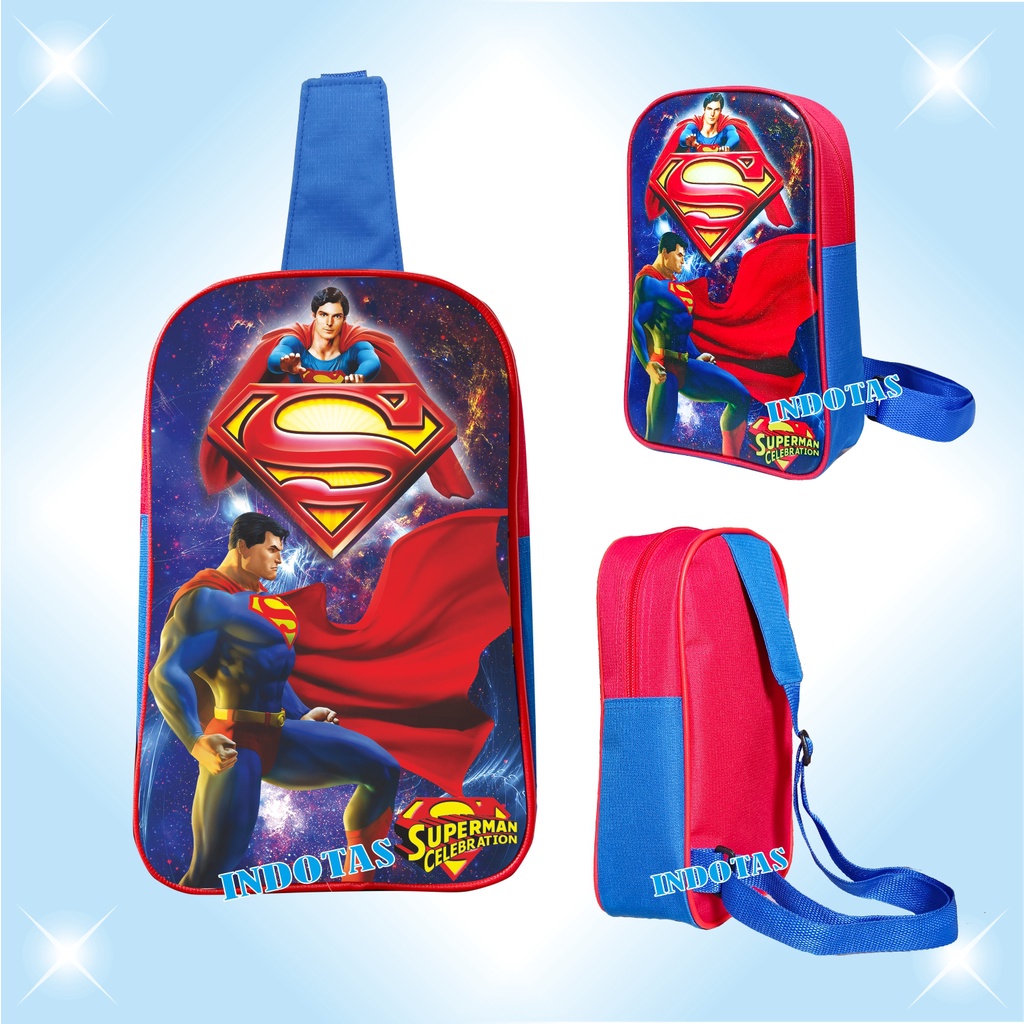 tas pundak/slingbags tas jalan anak laki laki karakter anak kualitas premium