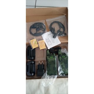 HT WLN KD C1 Loreng Army (isi 2HT) 5watt UHF single band FREE EARSET Garansi 1 Tahun Walkie talkie | WLAN KDC1 Jungle Army Tentara Two Way 400-470Mhz | WILAN KD-C1 handy talky radio