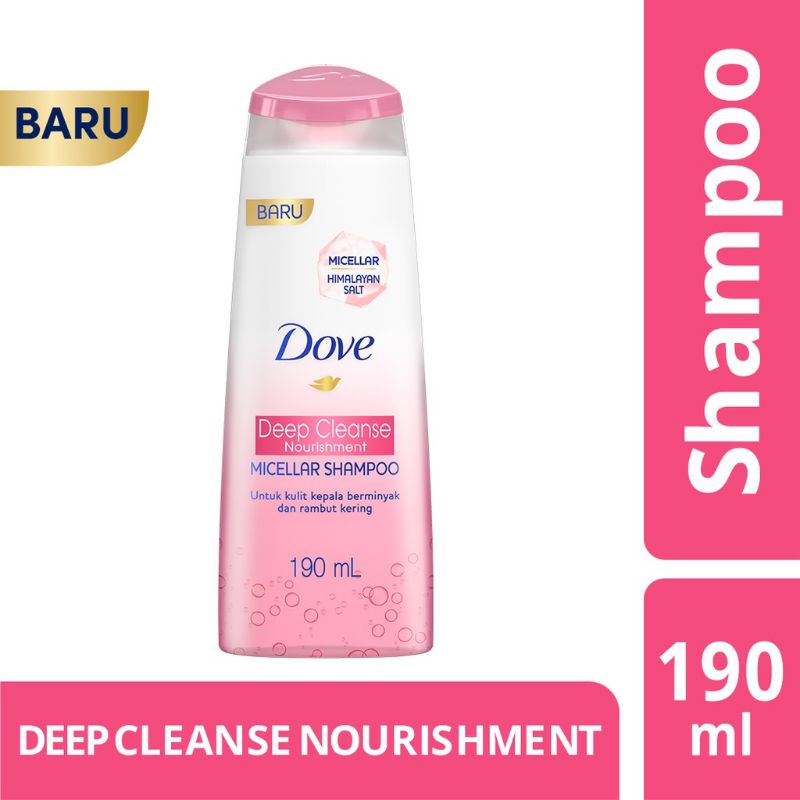 DOVE MICELLAR SHAMPO 190ML