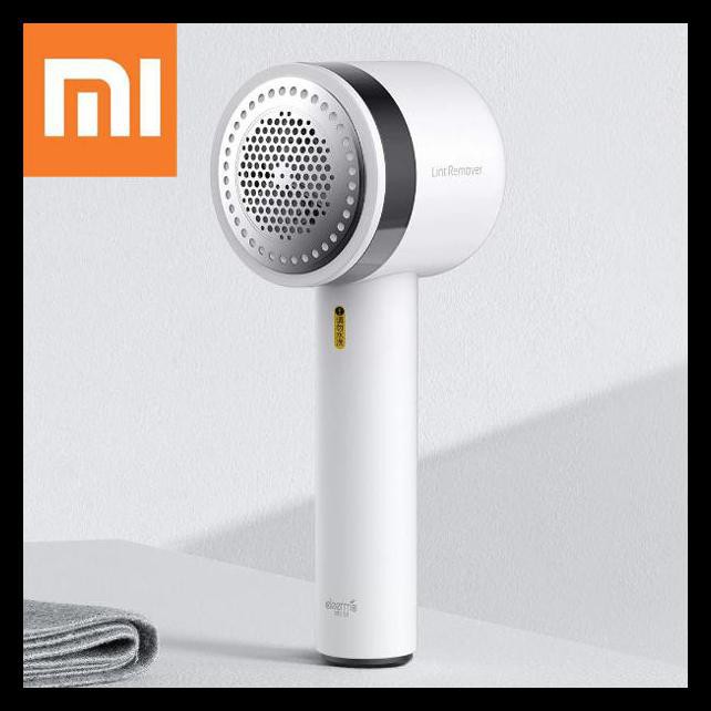 Terbaru Xiaomi Deerma Portable Lint Remover Penghilang Bulu Serat Kain Sweater - DEM-MQ813W - White