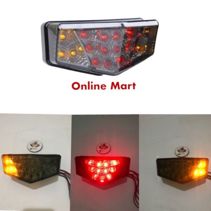 Lampu stop/ lampu belakang rx king led plus lampu sen-Lampu stop rxking