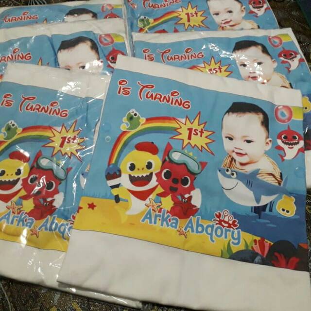 Kaos Couple Ultah Poto Anak | Kaos Baby Shark | Kaos Family