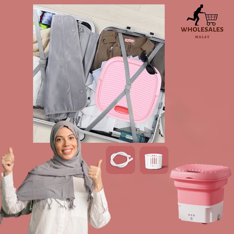 Mesin Cuci Portable Mesin Cuci Lipat Mini Folding Washing Machine Mesin Cuci Kecil Mini Portable KAPASITAS 2,0kg