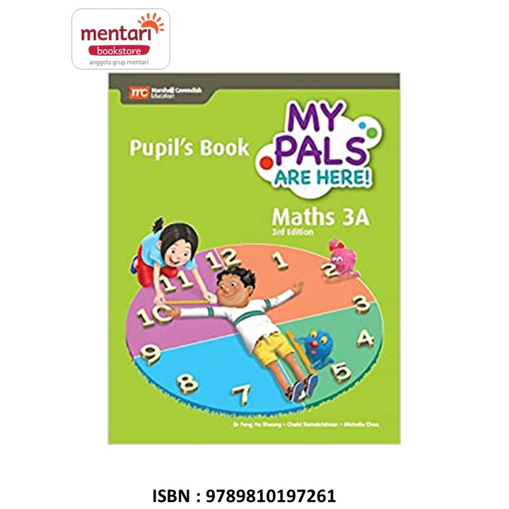 My Pals are Here Maths - Pupil's Book (3rd Edition) | Buku Matematika SD-Pupil's Book 3A