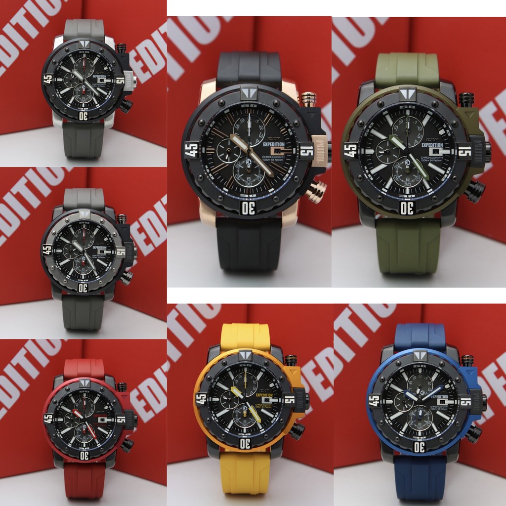 JAM TANGAN EXPEDITION EXP PRIA E 302 M ORIGINAL