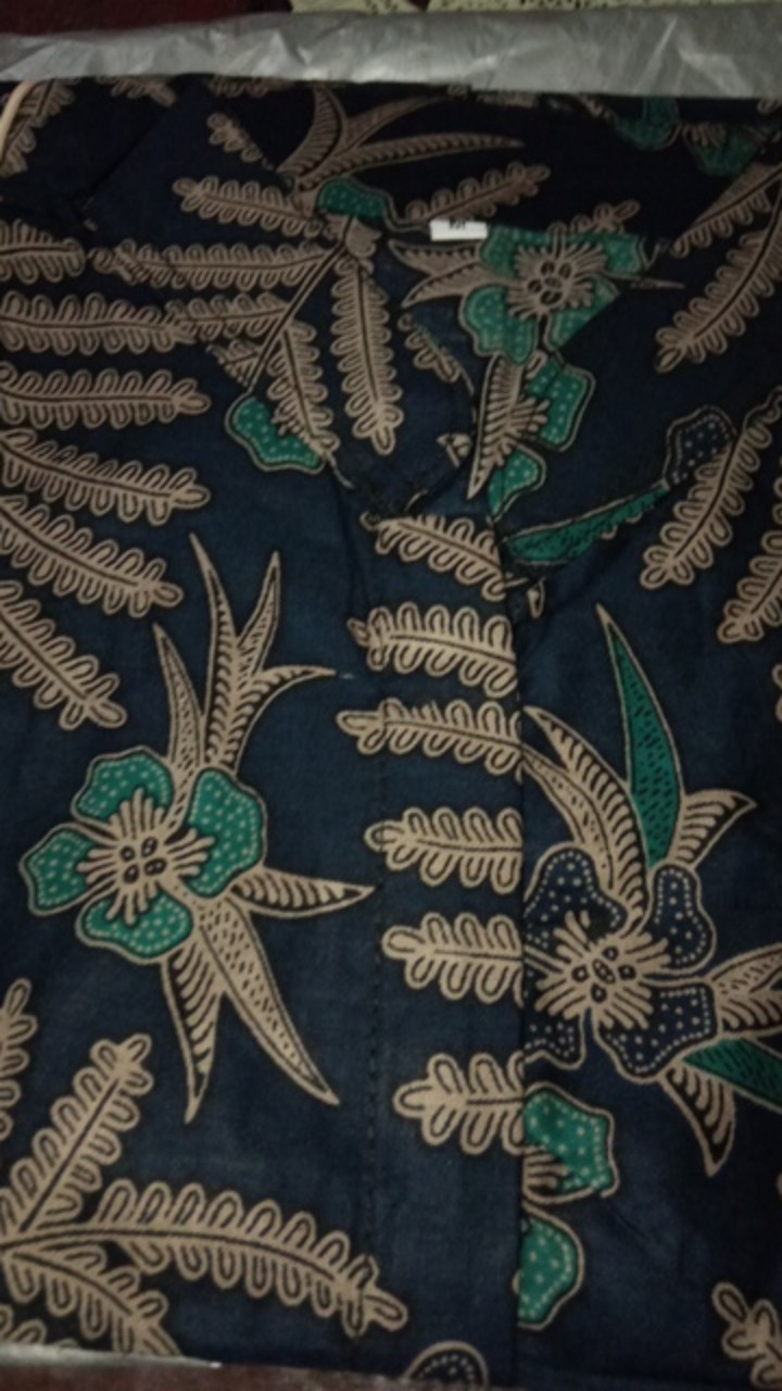 Kemeja Batik Wanita/ Atasan Batik Dolby Dolbi Dobby Doby Tenun Sutra Tulis Halus Katun Atbm