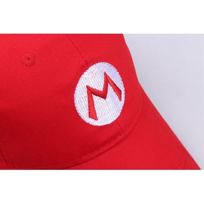 Super Mario Mario gift baseball cap embroidered cotton around cos hat fashion cap for men and  cap for women