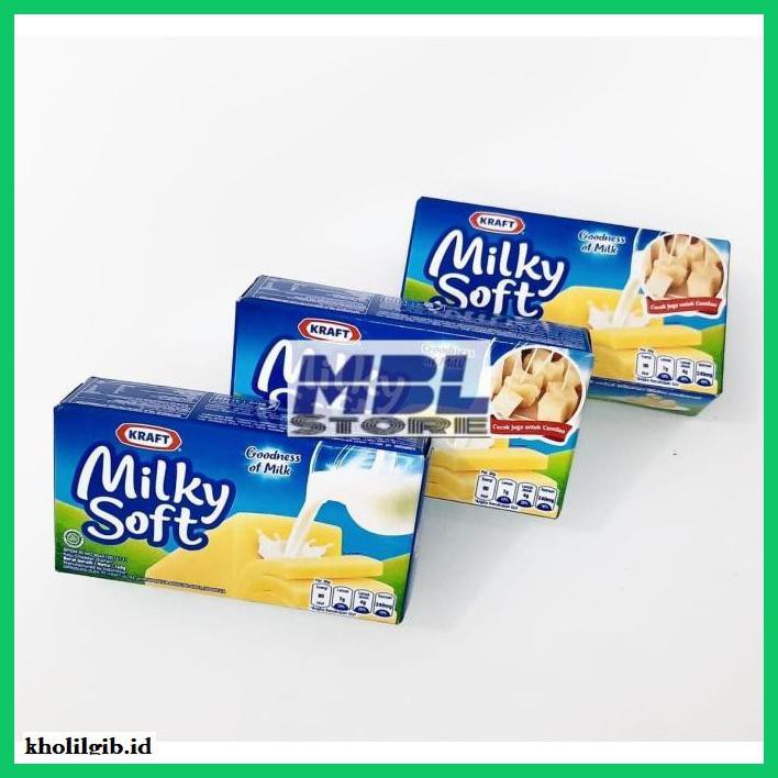 

Ujekujek- Keju Kraft Milky Soft 165 G -Original.