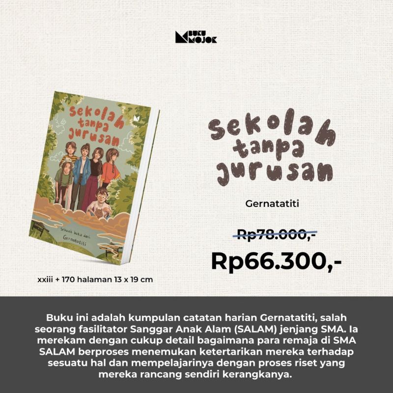 Sekolah Tanpa Jurusan - Gernatatiti