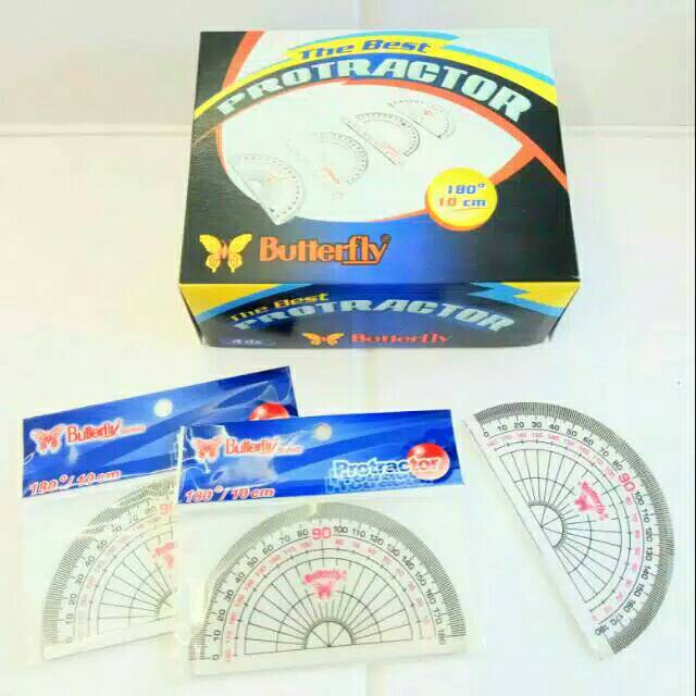 

Busur 180° | Protractor Butterfly