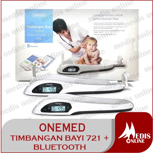 Timbangan Bayi Digital Onemed 721 + ALAT PENGUKUR TINGGI BADAN / BABY SCALE / TIMBANGAN ONEMED