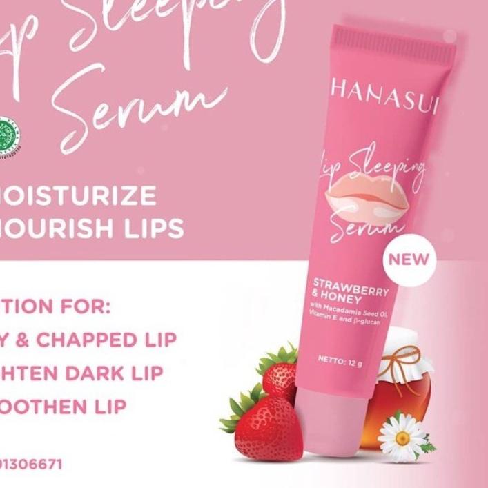➸ [MURAH] HANASUI LIPS Sleeping Serum / Lip Serum Hanasui ORIGINAL dan ▲