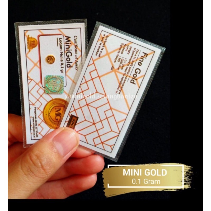 mini gold 0,1 gram