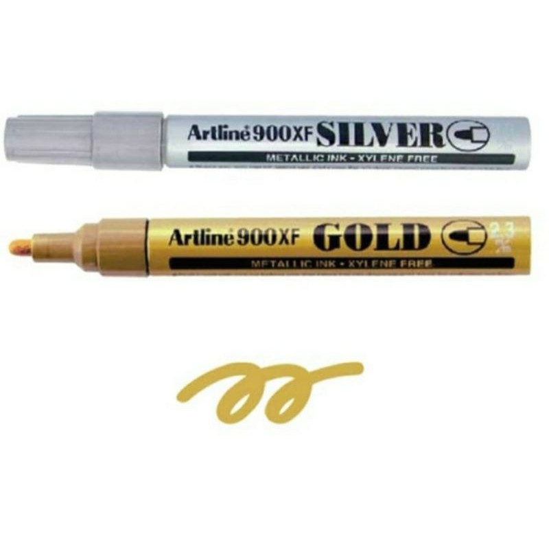

Spidol Artline EK-900XF Gold & Silver (Metalic Inc Marker)