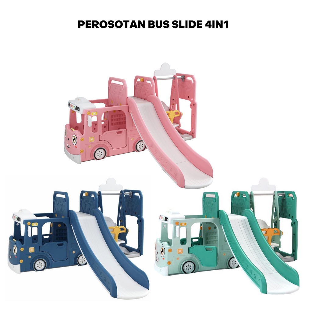 POMPOM - MAINAN PEROSOTAN BUS SLIDE 4 IN 1 JM30248