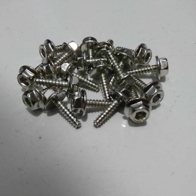 Baut probolt body honda flower crome