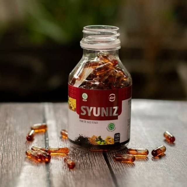 Syuniz 4 in 1 Minyak Zaitun Habbatussauda Propolis Fenugreek Hulbah 180 Kapsul