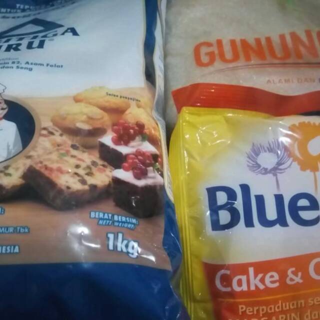 

Paket terigu segitiga biru blueband gula