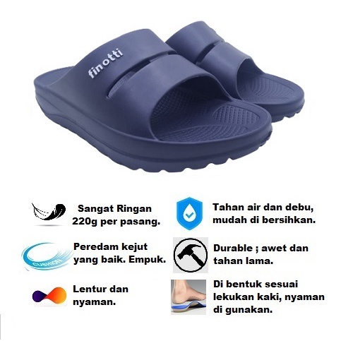 Sandal slide pria dan perempuan , Finotti HAWAII