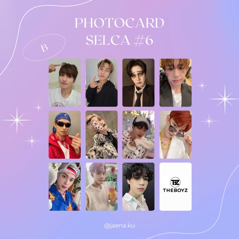 [THE BOYZ] PHOTOCARD SELCA #6 THE BOYZ ‼️BACA DESKRIPSI‼️