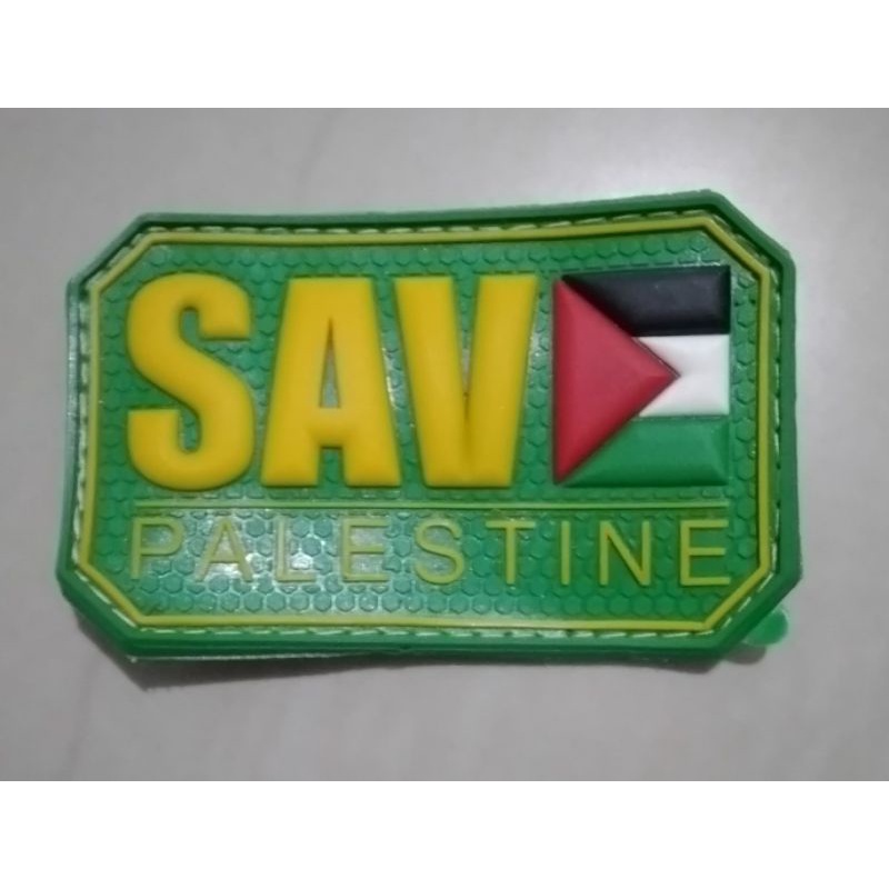 EMBLEM KARET PATCH RUBBER PALESTINA