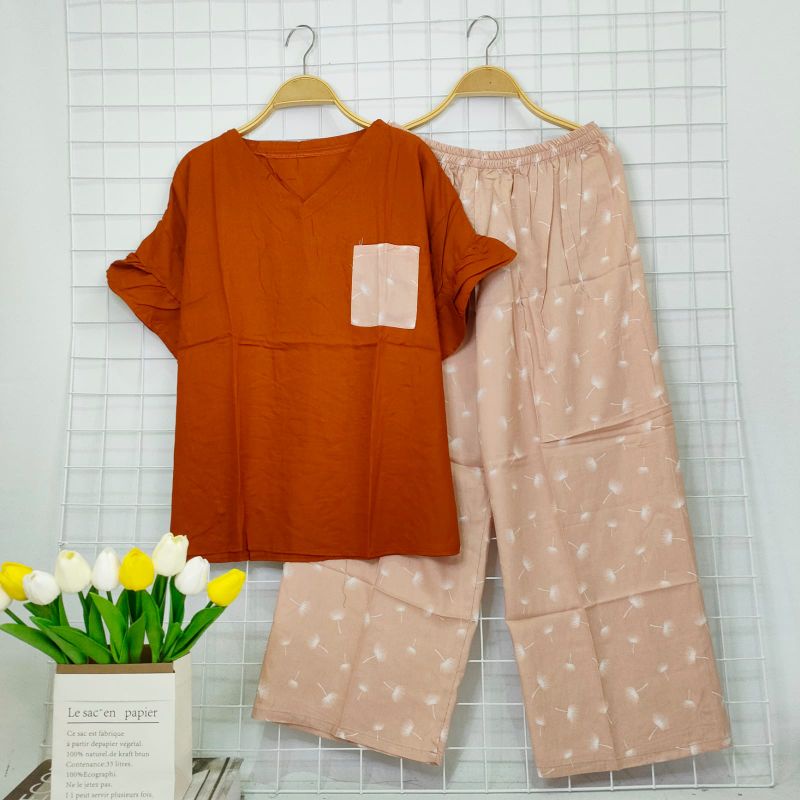 Set Baby doll Jumbo/Piyama rayon/One set PDPD