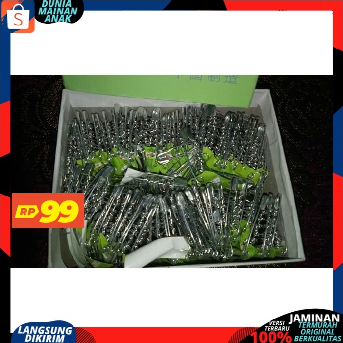 ( PROMO 99 ) Peniti Swan 1 renceng isi 12 Pniti pin termurah