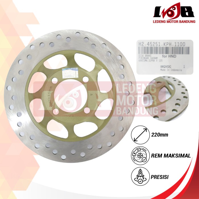Aspira Piringan Cakram Supra X 125 Karisma KPH Front Disc Brake Depan