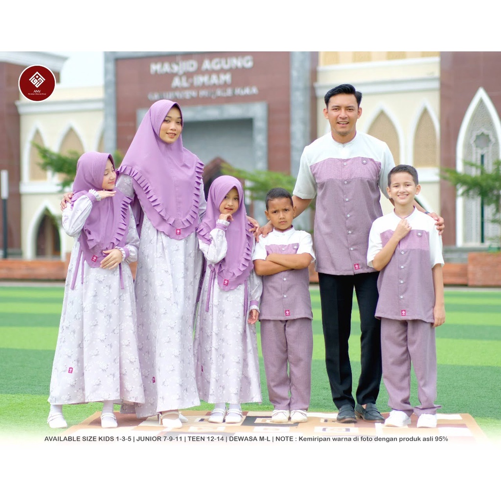 GAMIS COUPLE IBU DAN ANAK TERBARU ELSHA SARIMBIT BY ANV