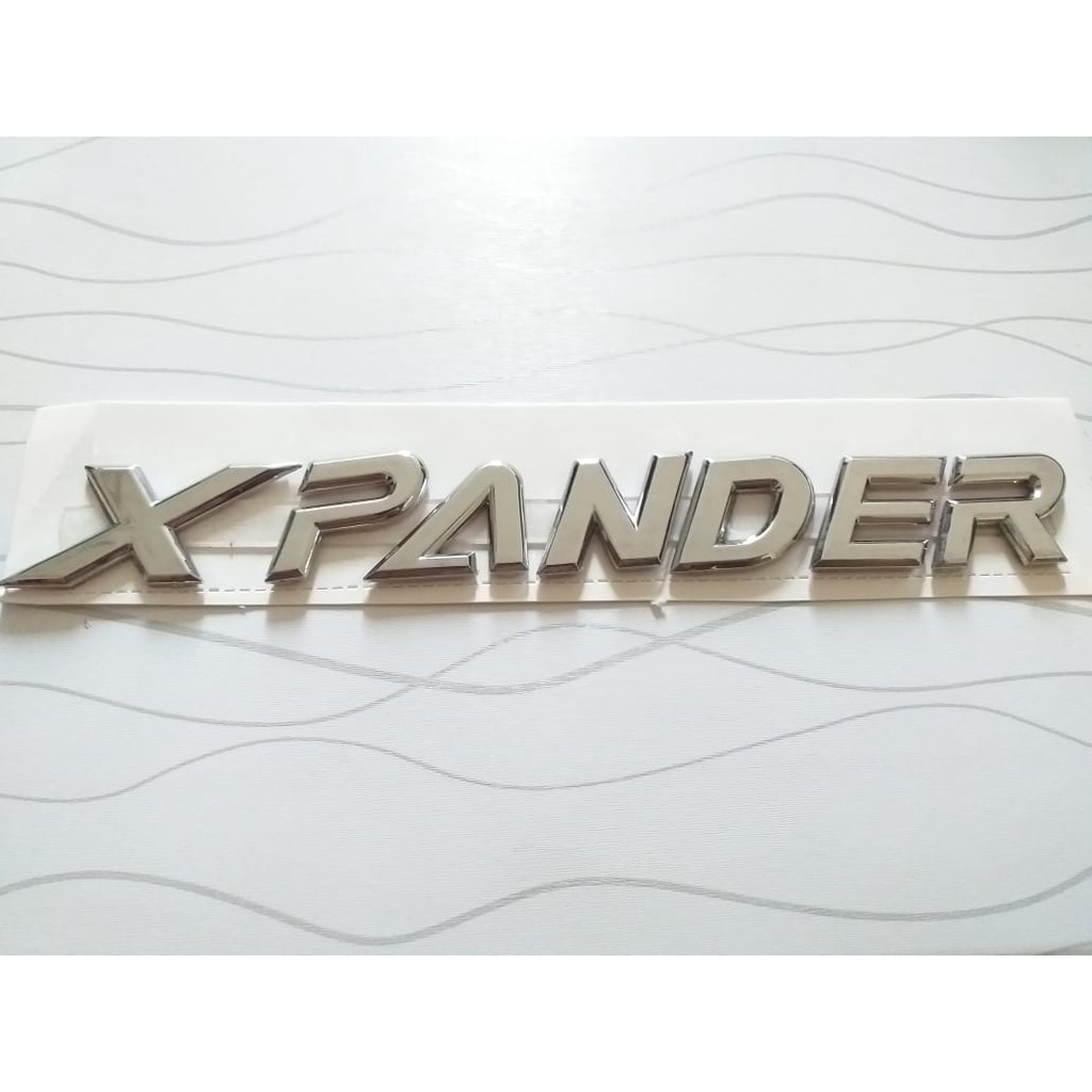 Emblem XPANDER hood engine kap mesin Model SMALL