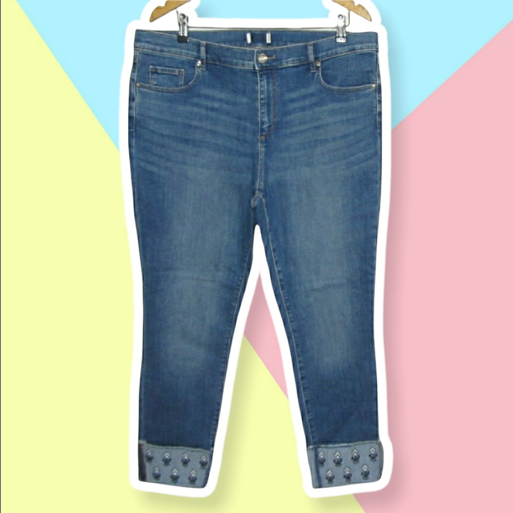 RBM-8374 CELANA JEANS LOFT MODERN SKINNY BIGSIZE JUMBO SIZE 16