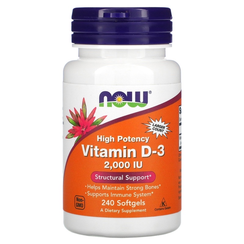 Vitamin D-3 2000iu NOW