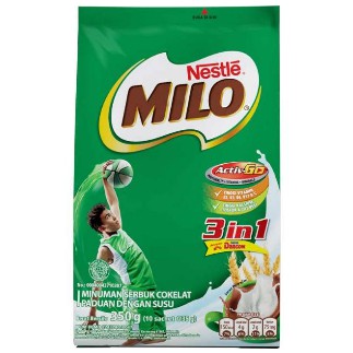 

Milo Nestle 3in1 Activ-Go Pouch Polybag 10 x 35g Murah