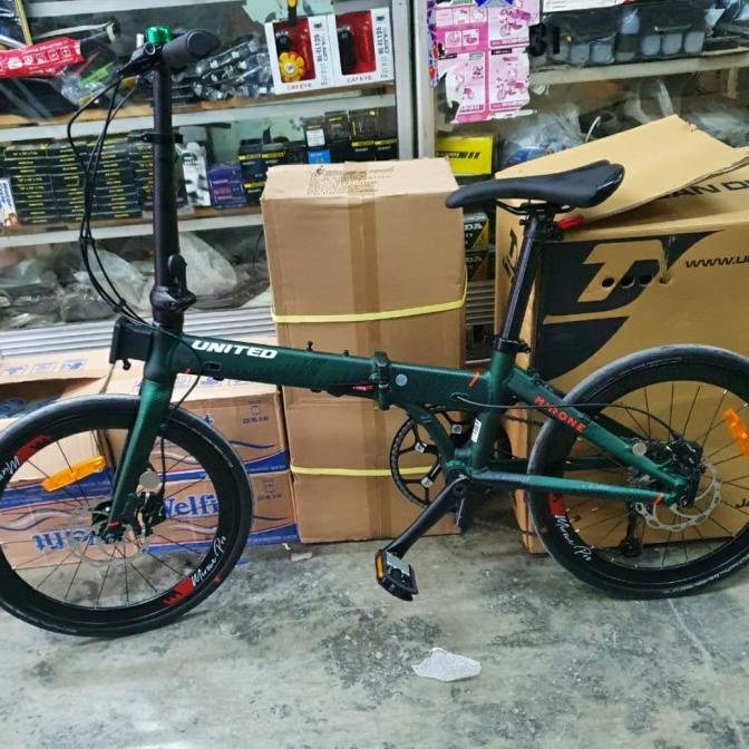 Sepeda Lipat 20 inch United Mirone Pro 10 speed tiagra