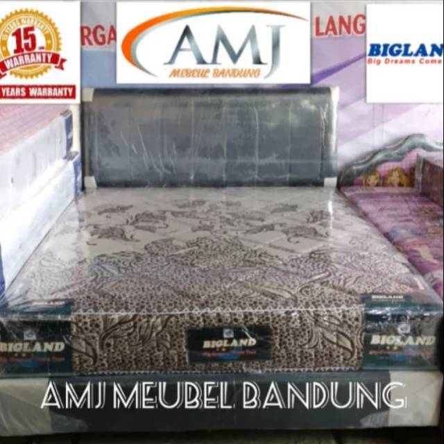 Kasur springbed bigland chniting no 2 fullset ter murah di bandung