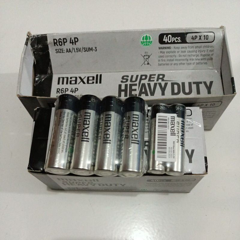 batre Maxell AA/A  isi 4 pcs dan AAA/A3 isi 2 pcs Original maxell batarai jam dinding dan remot