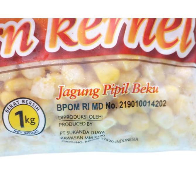 

[LANGSUNG DARI PABRIK] Golden Farm Jagung Manis / Kernel Corn 1 KG Frozen Halal Bahan Sup