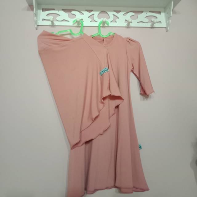 Preloved gamis polos casila anak