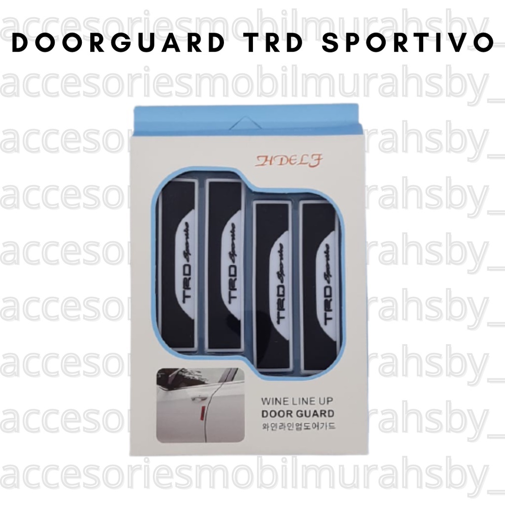 Doorguard Pelindung Pintu Mobil Karet Tulisan TRD Sportivo