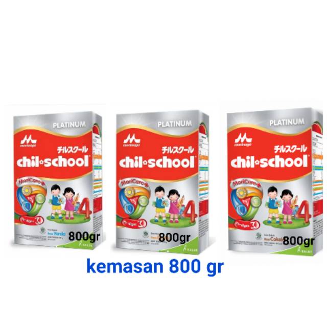 

Chil school platinum vanila/madu/coklat 800gr