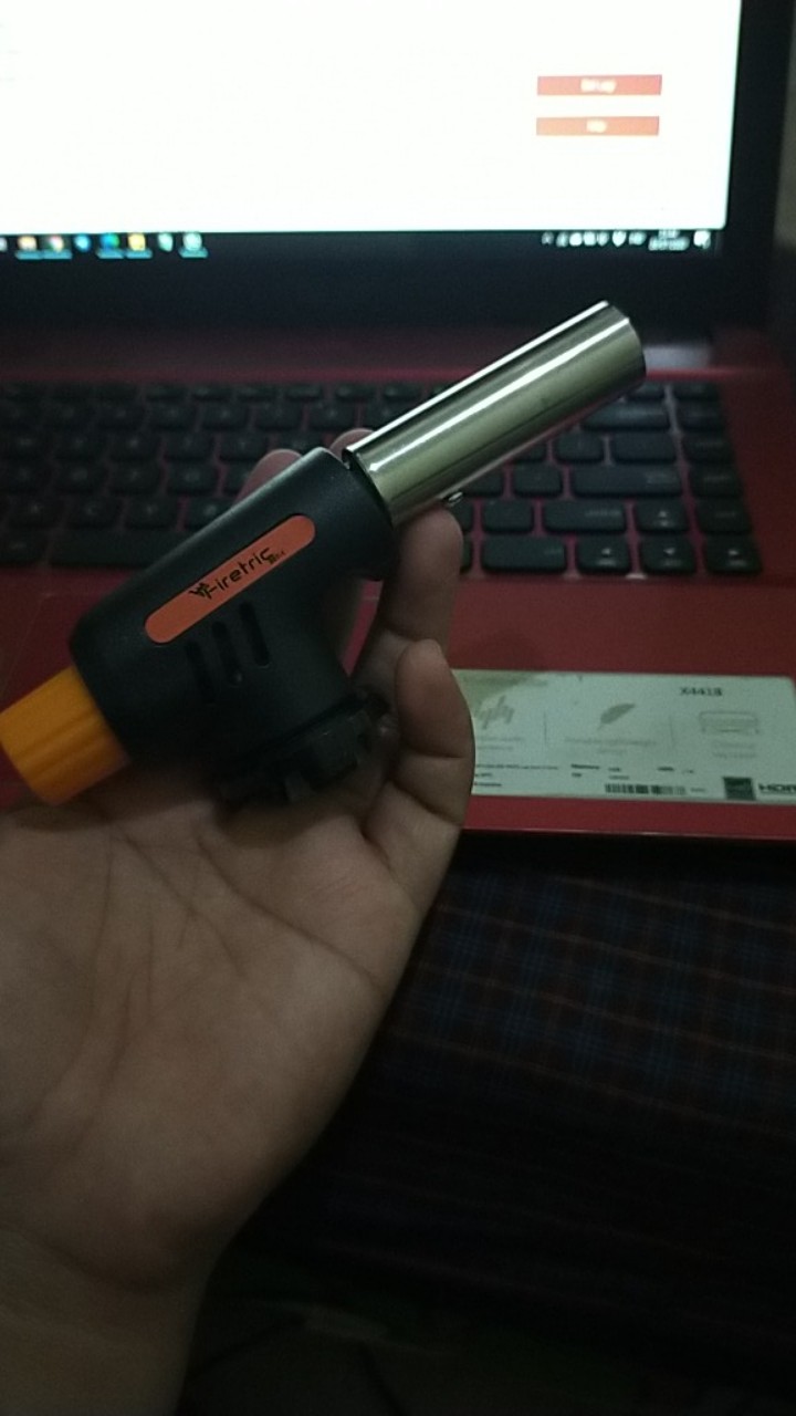 Blow Torch Flame Gun Kepala Portable Gas Torch Pematik Kepala Gas Torch Bakar Keju Mozarella