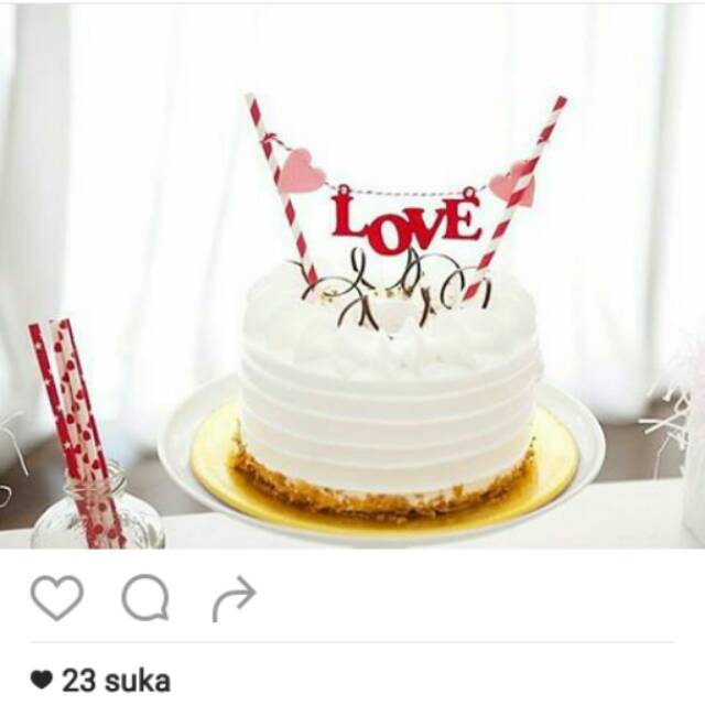 

Topper cake love