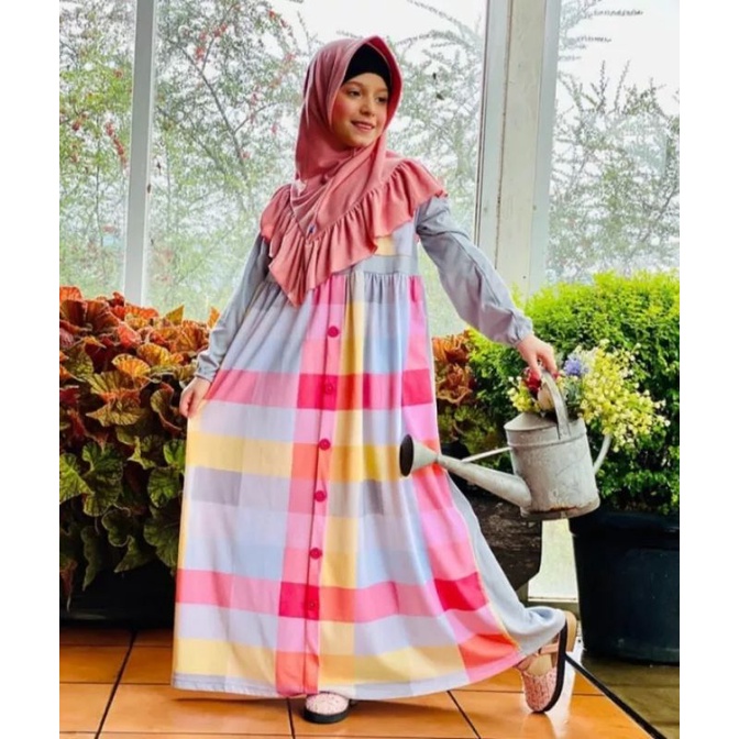 Raggakids gamis kaos anak ibu couple RG 42