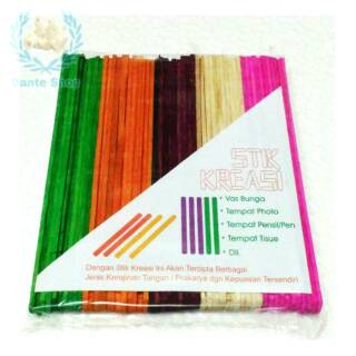 Jual Stik Kreasi Stick Es Krim warna Indonesia|Shopee Indonesia