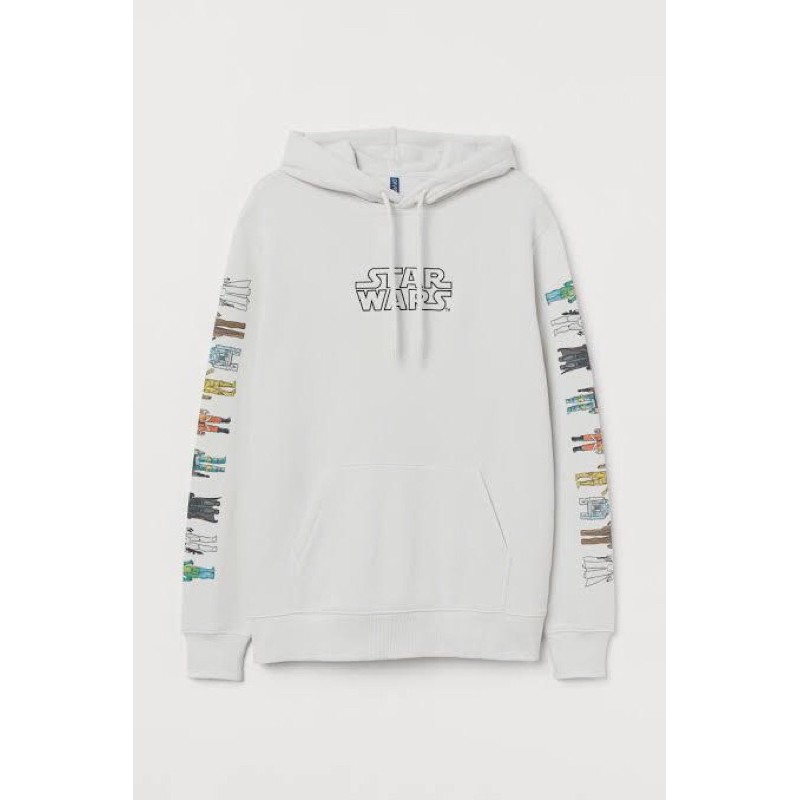 Hoodie h&m hnm Starwars putih