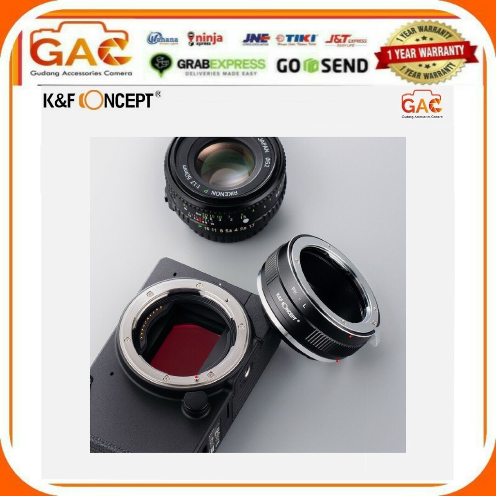 Lens Mount Adapter Pentax K to L Mount KNF Concept