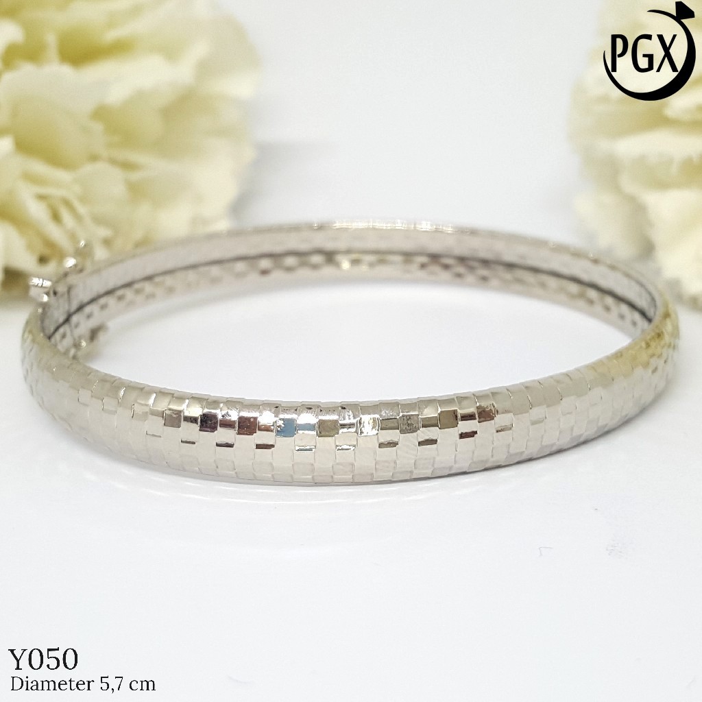 PGX Gelang Xuping Wanita Bangkok Bangle Aksesoris Perhiasan Lapis Emas - Y050