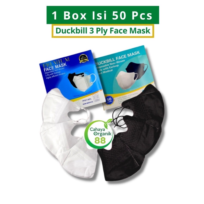 MASKER DUCKBILL 3 PLY / SAFETY